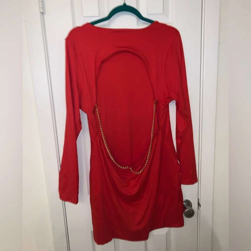 Fashion nova backless long sleeve mini dress_6